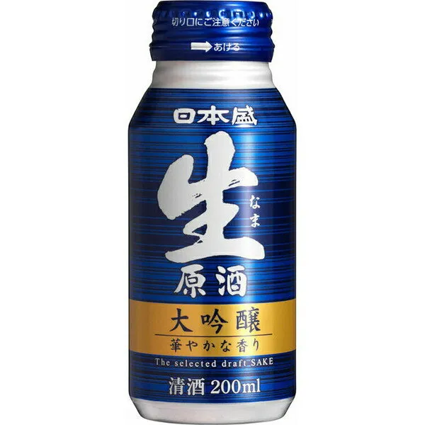日本盛 生原酒 大吟醸 200ml ボトル缶 『FSH』