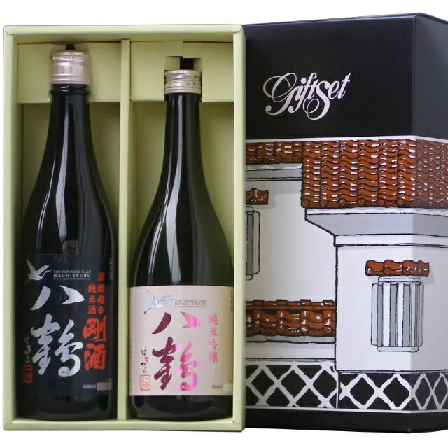 八鶴 純米吟醸・剛酒セット 送料無料【酒 日本酒 セット 純米酒 辛口 父の日 お中元 お歳暮 プレゼント ギフト 贈答品】